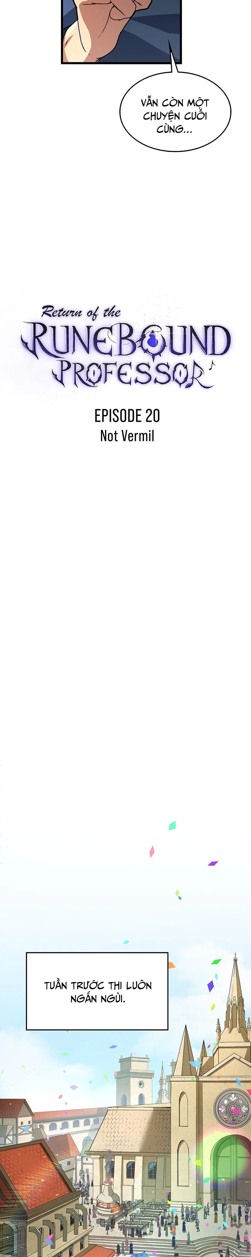 Sự Trở Lại Của Giáo Sư Runebound - Chapter 20 - Page 12