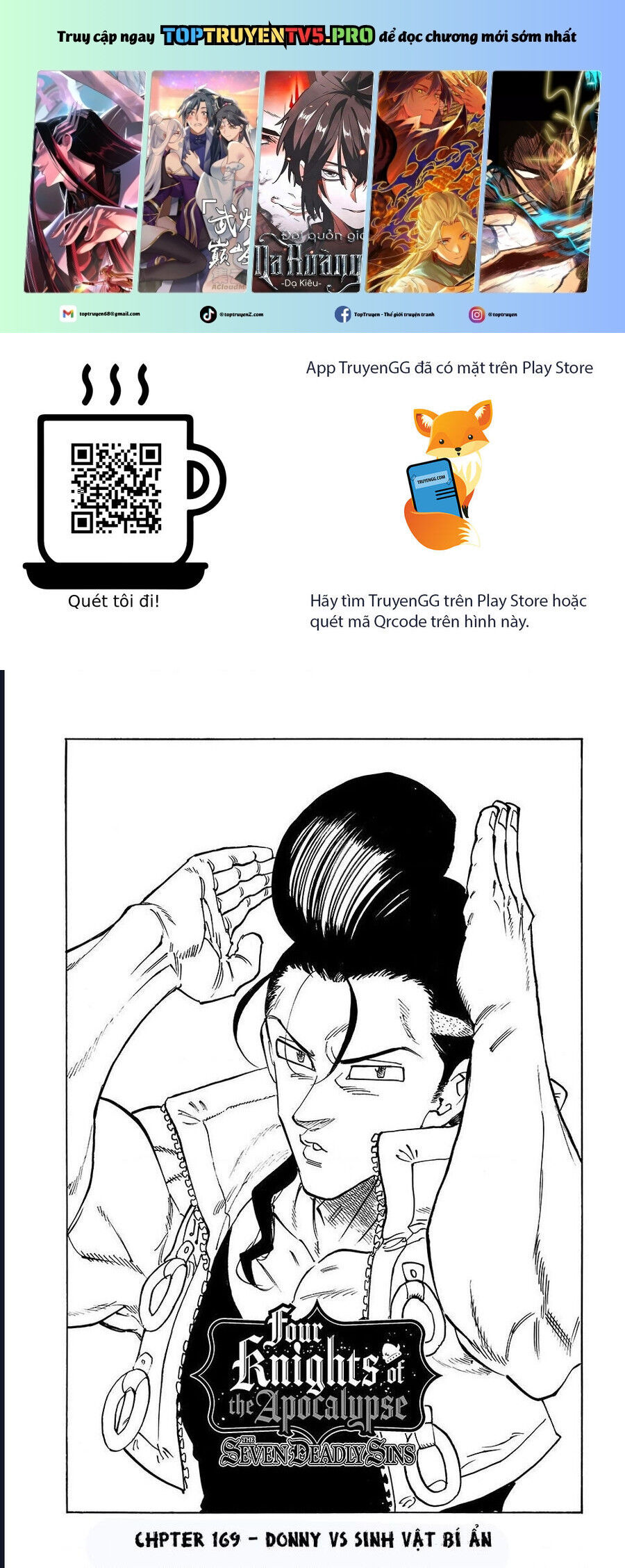 Tứ Kỵ Sĩ Khải Huyền Chapter 169 - Trang 1