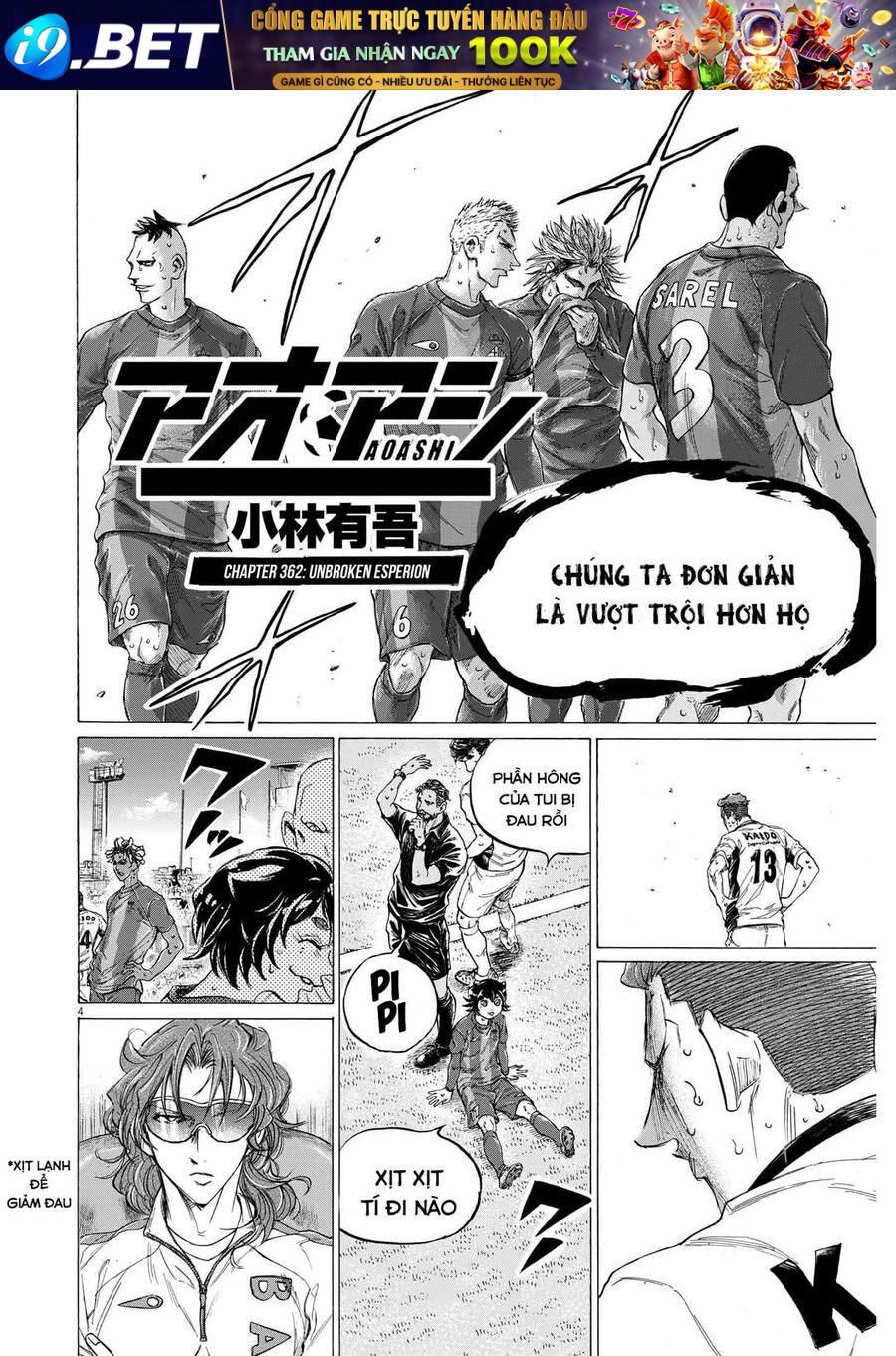 Thiên Tài Bóng Đá Ashito - Chapter 362 - Page 3