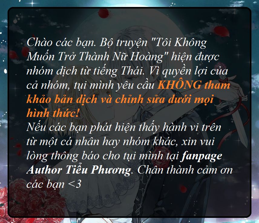 Tôi Không Muốn Trở Thành Hoàng Hậu - Chapter 1 - Page 3