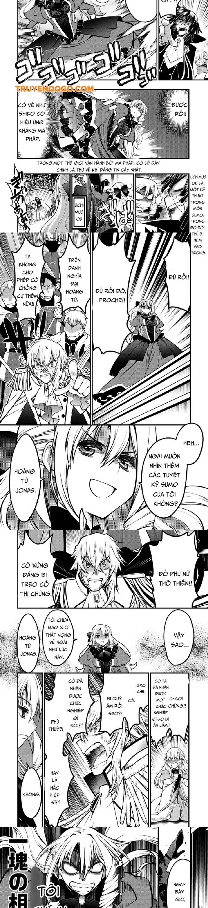 Oozumou Reijou ~Seijo Ni Hirateuchi Wo Kuratta Shunkan Sumou Budatta Zense Wo Omoidashita Akuyaku Reijou No Watashi Wa Sute Neko Ouji Ni Chanko Wo Furumaitai Haadosukoidosukoi~ - Chapter 1 - Page 10