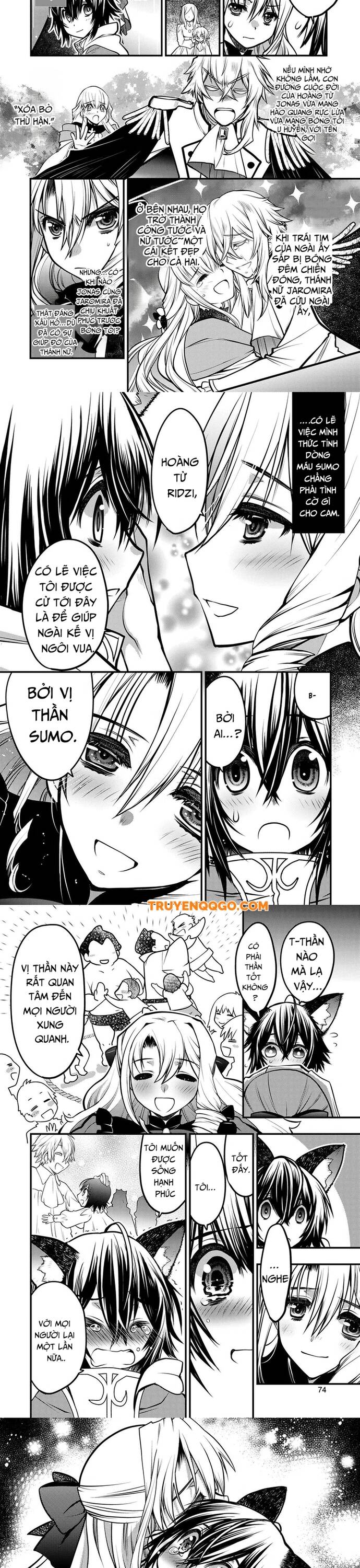 Oozumou Reijou ~Seijo Ni Hirateuchi Wo Kuratta Shunkan Sumou Budatta Zense Wo Omoidashita Akuyaku Reijou No Watashi Wa Sute Neko Ouji Ni Chanko Wo Furumaitai Haadosukoidosukoi~ Chapter 2 - Trang 10