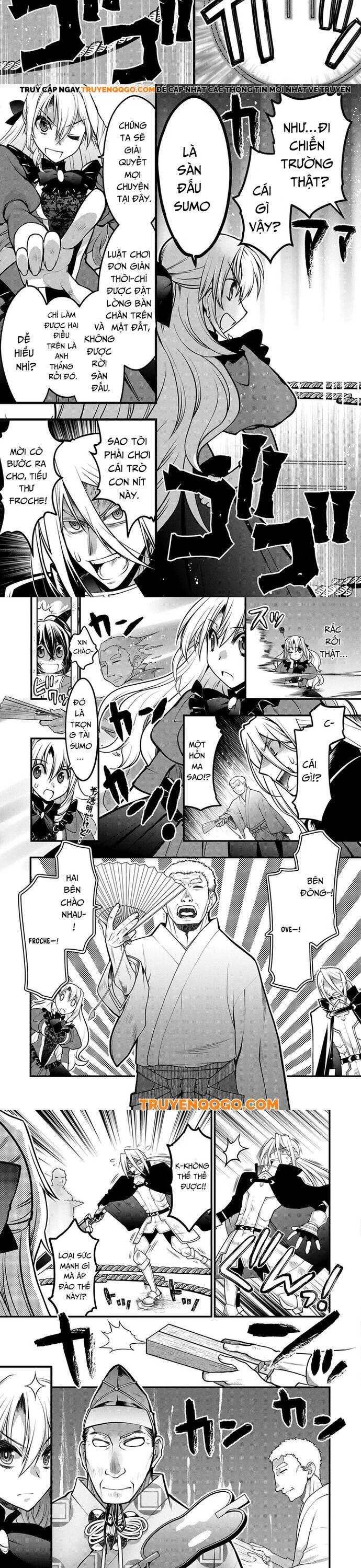 Oozumou Reijou ~Seijo Ni Hirateuchi Wo Kuratta Shunkan Sumou Budatta Zense Wo Omoidashita Akuyaku Reijou No Watashi Wa Sute Neko Ouji Ni Chanko Wo Furumaitai Haadosukoidosukoi~ Chapter 2 - Trang 3