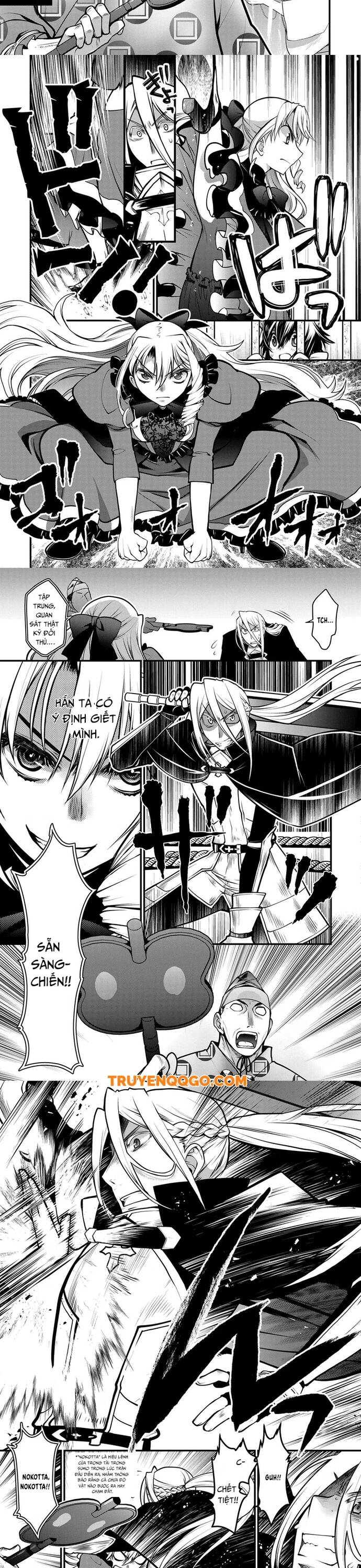 Oozumou Reijou ~Seijo Ni Hirateuchi Wo Kuratta Shunkan Sumou Budatta Zense Wo Omoidashita Akuyaku Reijou No Watashi Wa Sute Neko Ouji Ni Chanko Wo Furumaitai Haadosukoidosukoi~ Chapter 2 - Trang 4