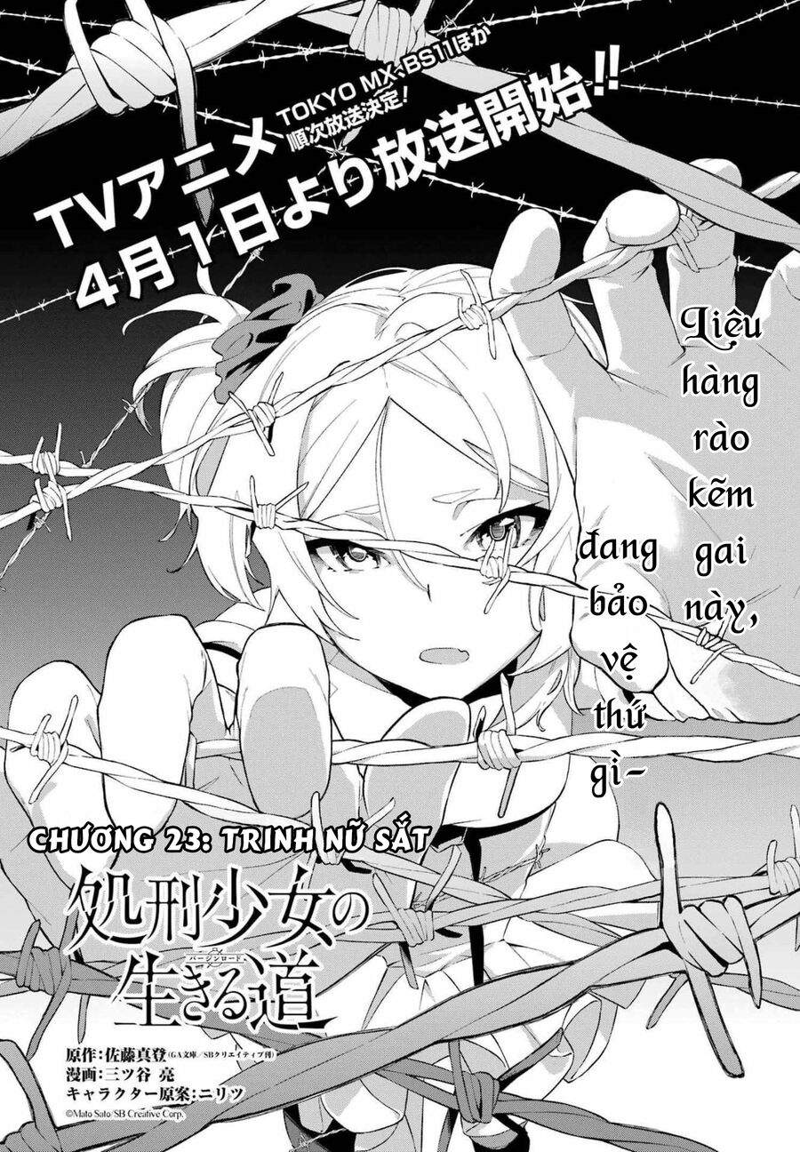 Cách Sống Của Thiếu Nữ Hành Quyết Chapter 23 - Trang 1