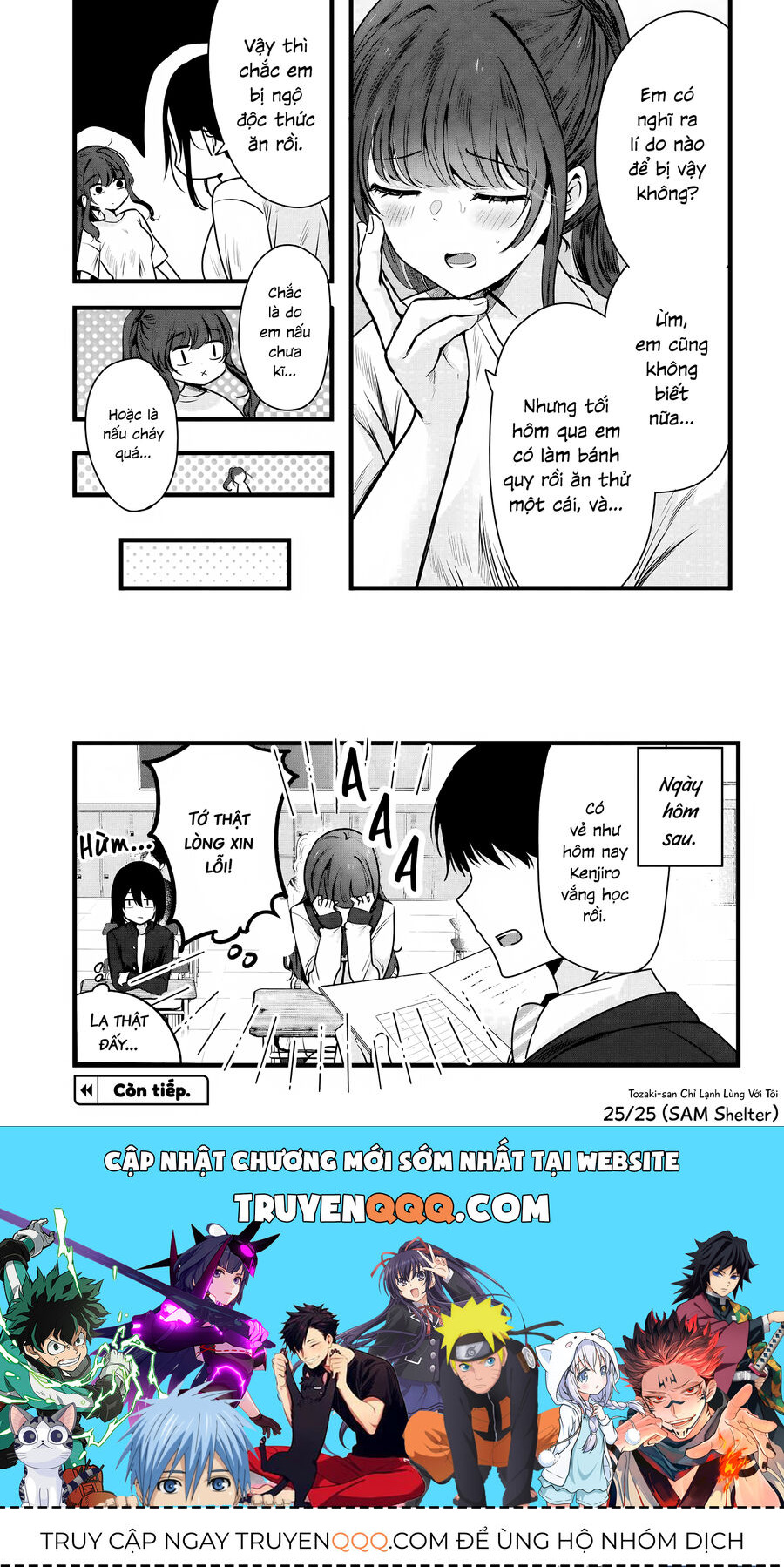 Tozaki-San Chỉ Lạnh Lùng Mỗi Mình Tôi - Chapter 3 - Page 24