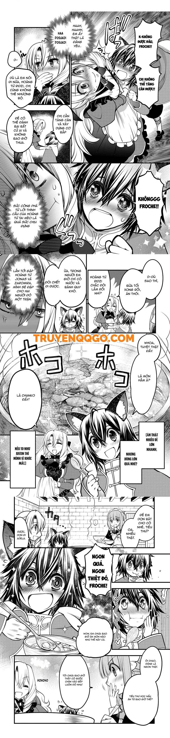 Oozumou Reijou ~Seijo Ni Hirateuchi Wo Kuratta Shunkan Sumou Budatta Zense Wo Omoidashita Akuyaku Reijou No Watashi Wa Sute Neko Ouji Ni Chanko Wo Furumaitai Haadosukoidosukoi~ Chapter 5 - Trang 3
