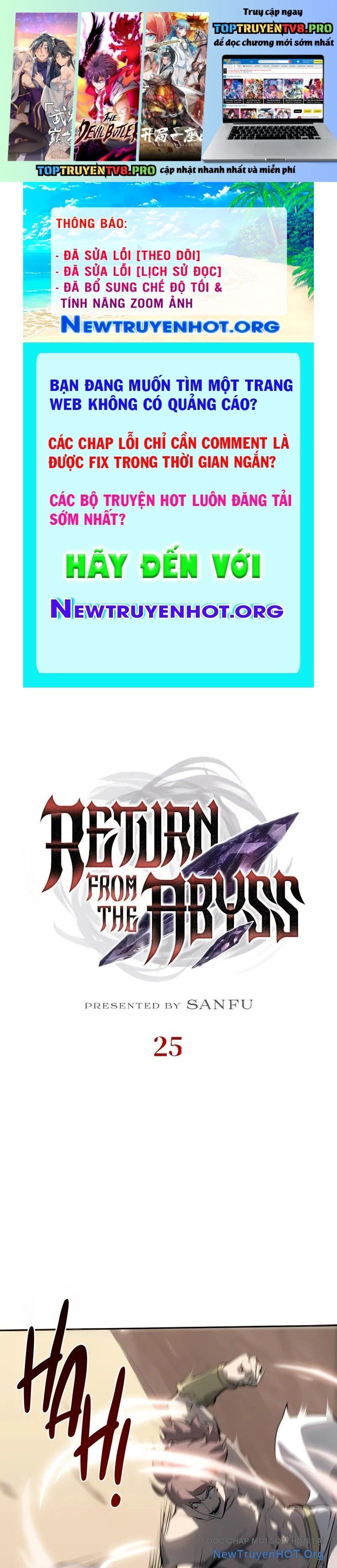 Trở Về Từ Vực Thẳm Chapter 25 - Trang 1