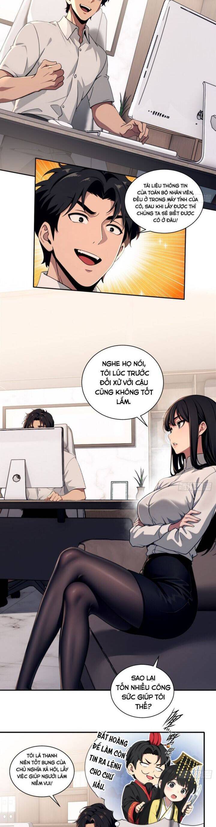 Ma Tôn Nữ Đế Xuyên Không Thành Cấp Trên Của Tôi! - Chapter 4 - Page 3