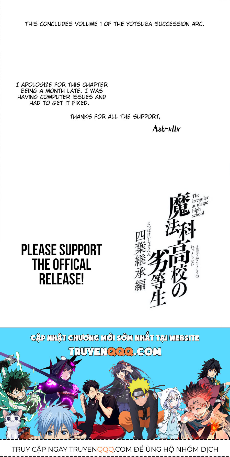 Kẻ Dị Biệt Tại Trường Trung Học Phép Thuật: Người Kế Vị Yotsuba - Chapter 7 - Page 24