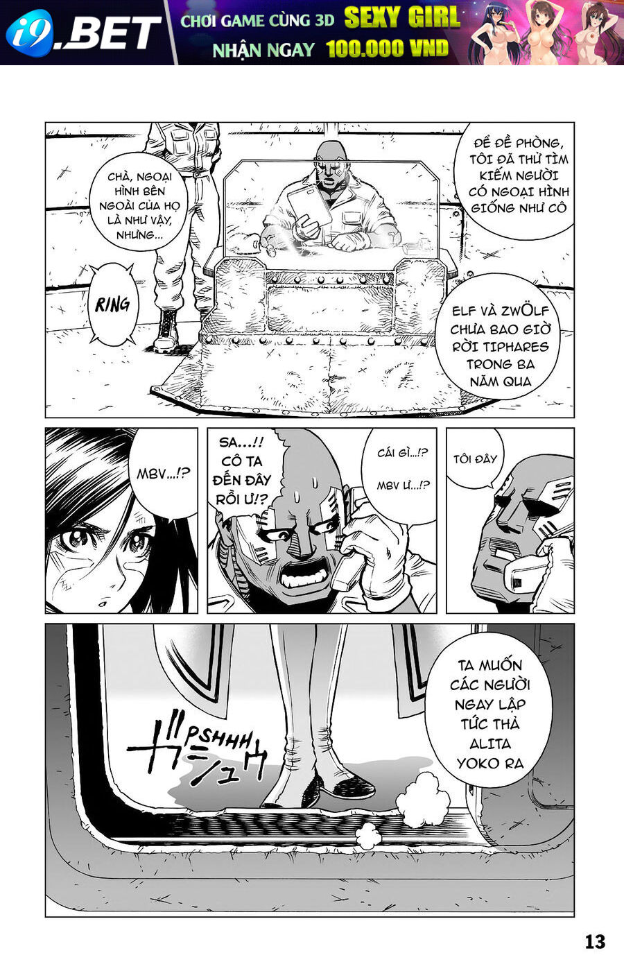 Thiên Thần Chiến Binh Alita: Biên Niên Sử Sao Hoả - Chapter 10.1 - Page 13