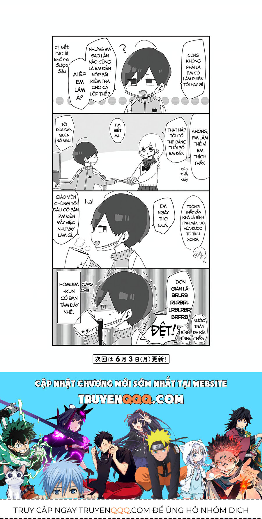 Homura Sensei Hình Như Không Có Số Đào Hoa - Chapter 1 - Page 4