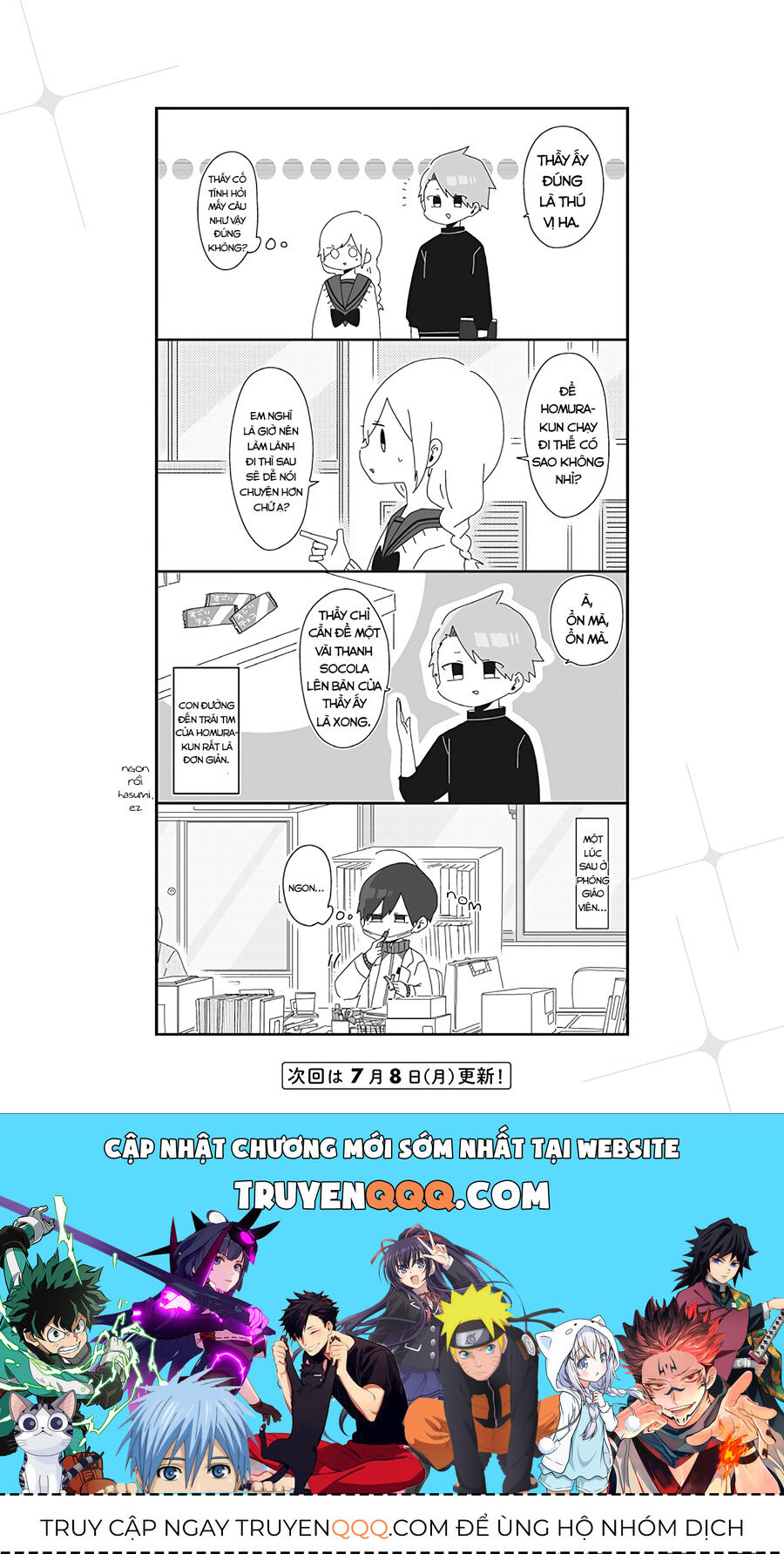 Homura Sensei Hình Như Không Có Số Đào Hoa - Chapter 6 - Page 4