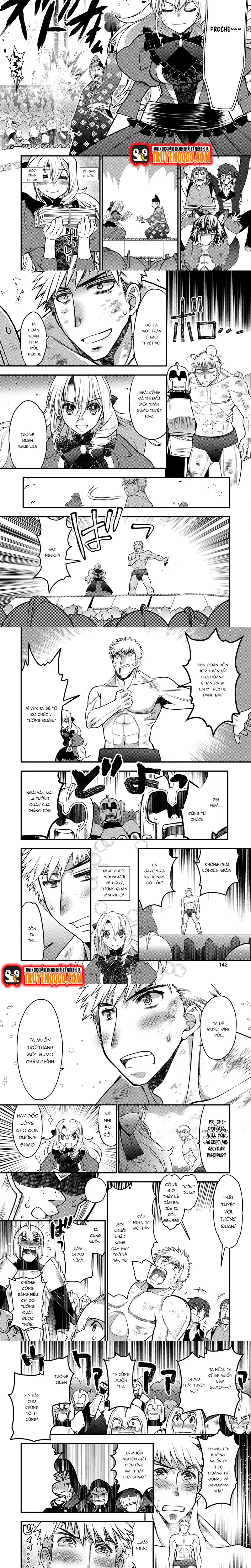 Oozumou Reijou ~Seijo Ni Hirateuchi Wo Kuratta Shunkan Sumou Budatta Zense Wo Omoidashita Akuyaku Reijou No Watashi Wa Sute Neko Ouji Ni Chanko Wo Furumaitai Haadosukoidosukoi~ - Chapter 8 - Page 4