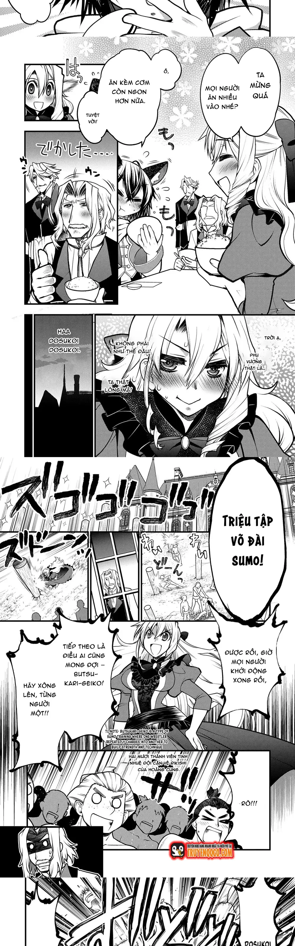Oozumou Reijou ~Seijo Ni Hirateuchi Wo Kuratta Shunkan Sumou Budatta Zense Wo Omoidashita Akuyaku Reijou No Watashi Wa Sute Neko Ouji Ni Chanko Wo Furumaitai Haadosukoidosukoi~ - Chapter 9 - Page 5
