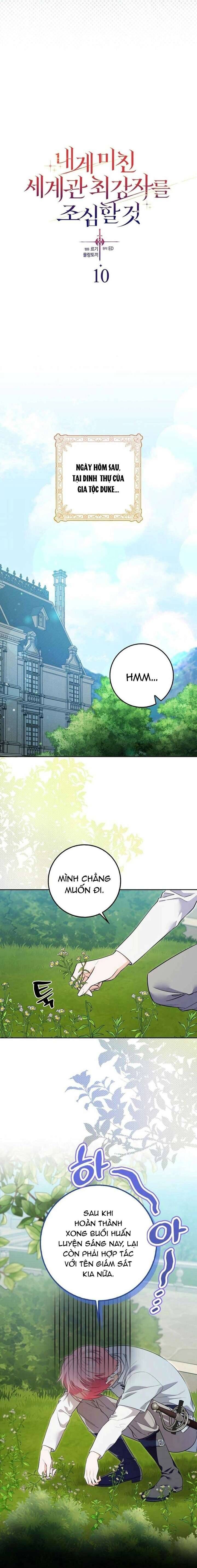 Hãy Cẩn Thận Với Người Đàn Ông Mạnh Nhất Đang Mê Muội Tôi - Chapter 10 - Page 3