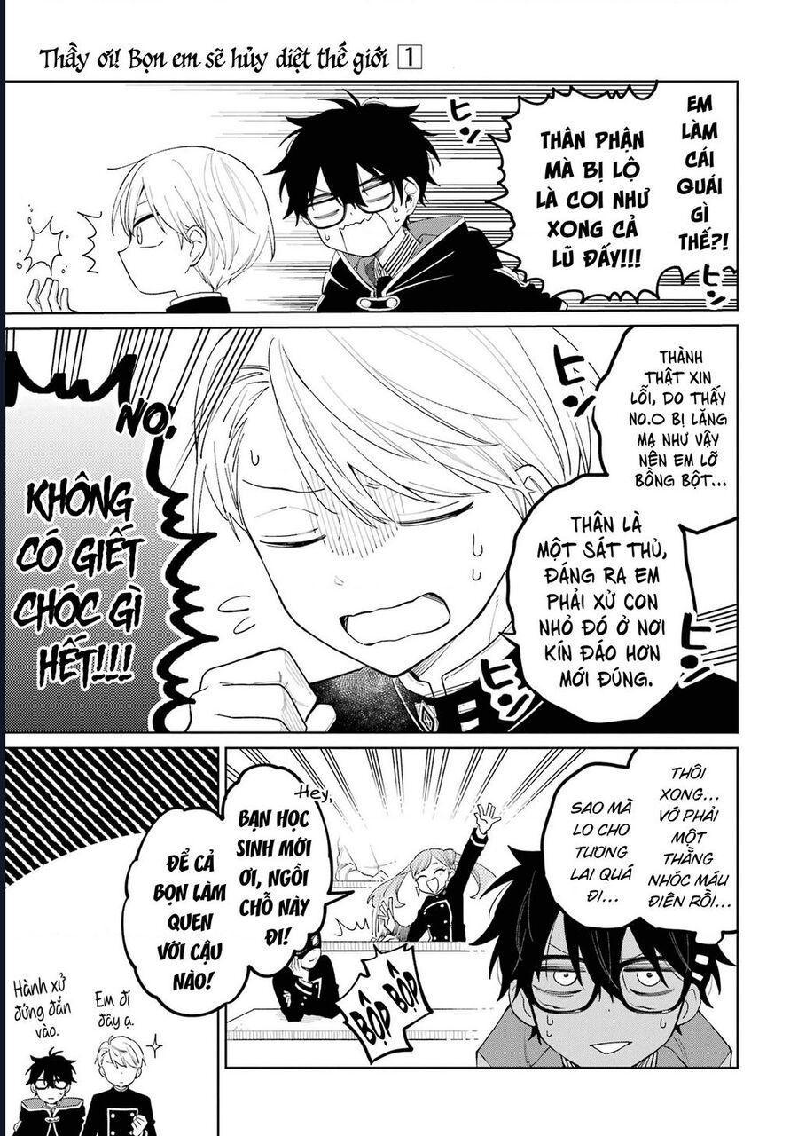 Thầy Ơi! Bọn Em Sẽ Hủy Diệt Thế Giới - Chapter 1 - Page 34