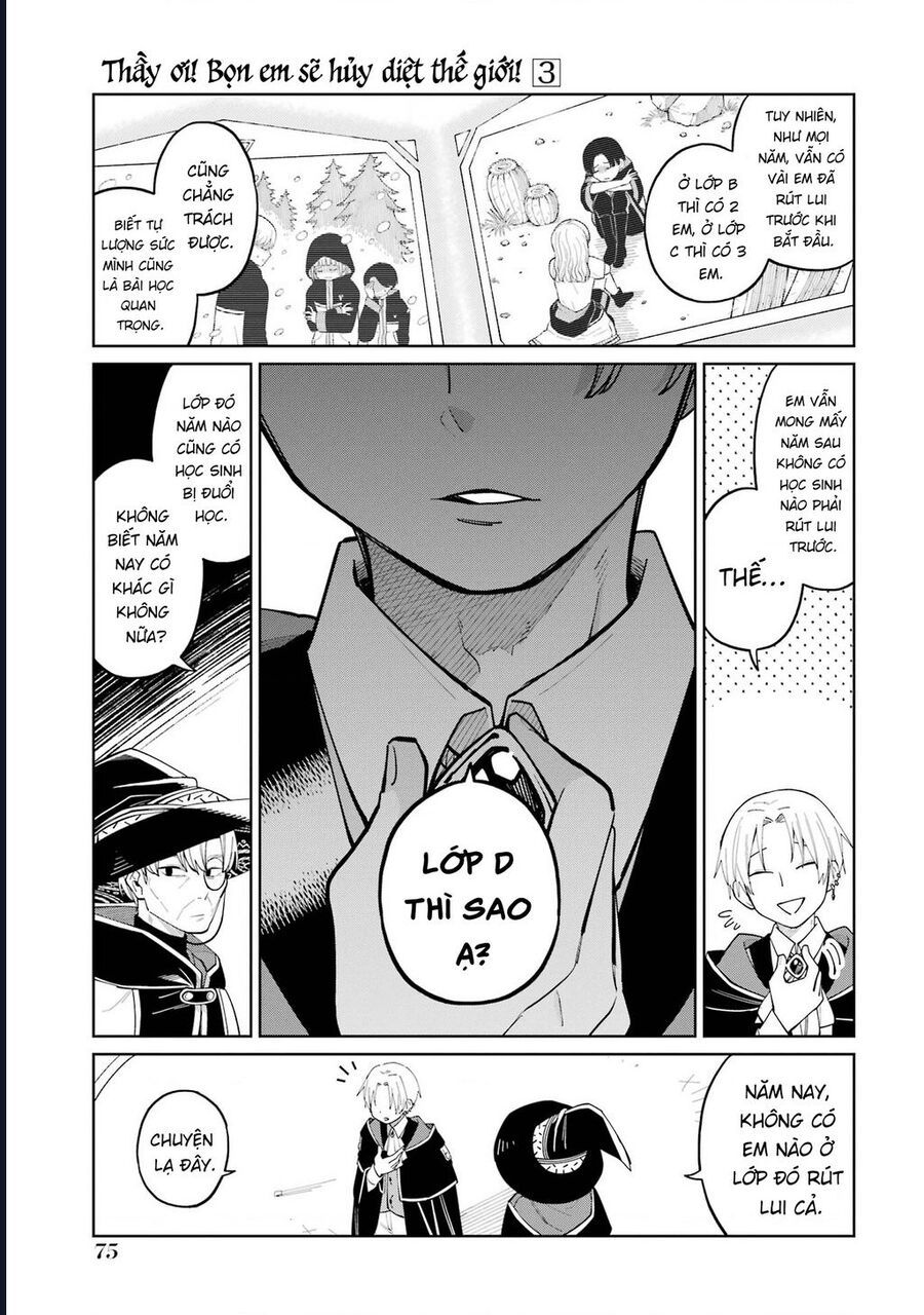 Thầy Ơi! Bọn Em Sẽ Hủy Diệt Thế Giới - Chapter 12 - Page 18