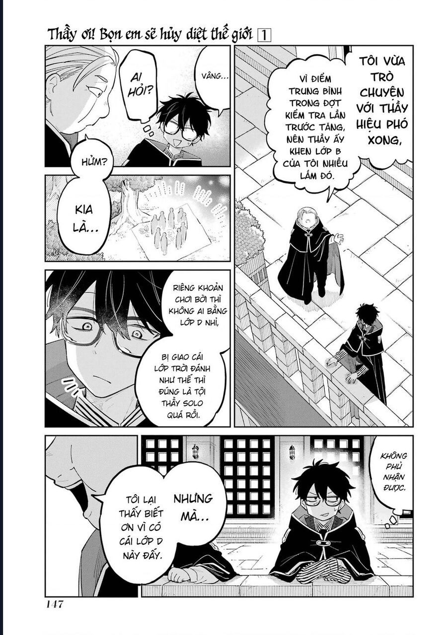 Thầy Ơi! Bọn Em Sẽ Hủy Diệt Thế Giới - Chapter 2 - Page 58