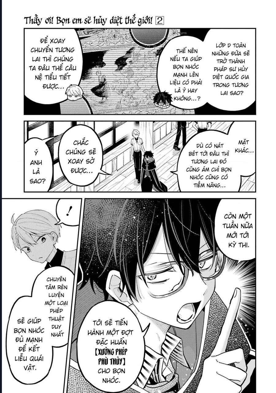 Thầy Ơi! Bọn Em Sẽ Hủy Diệt Thế Giới - Chapter 8 - Page 5