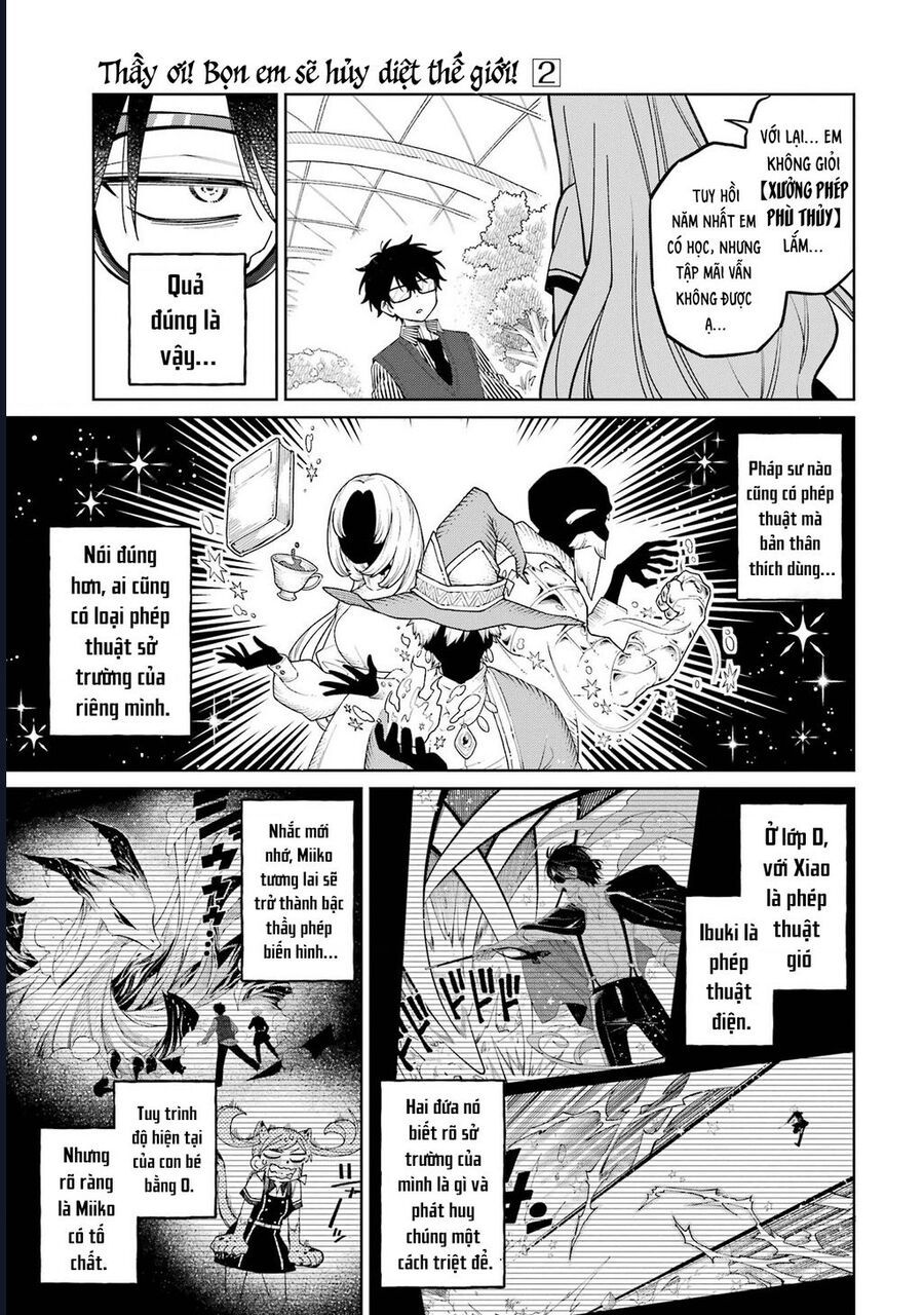 Thầy Ơi! Bọn Em Sẽ Hủy Diệt Thế Giới - Chapter 9 - Page 34