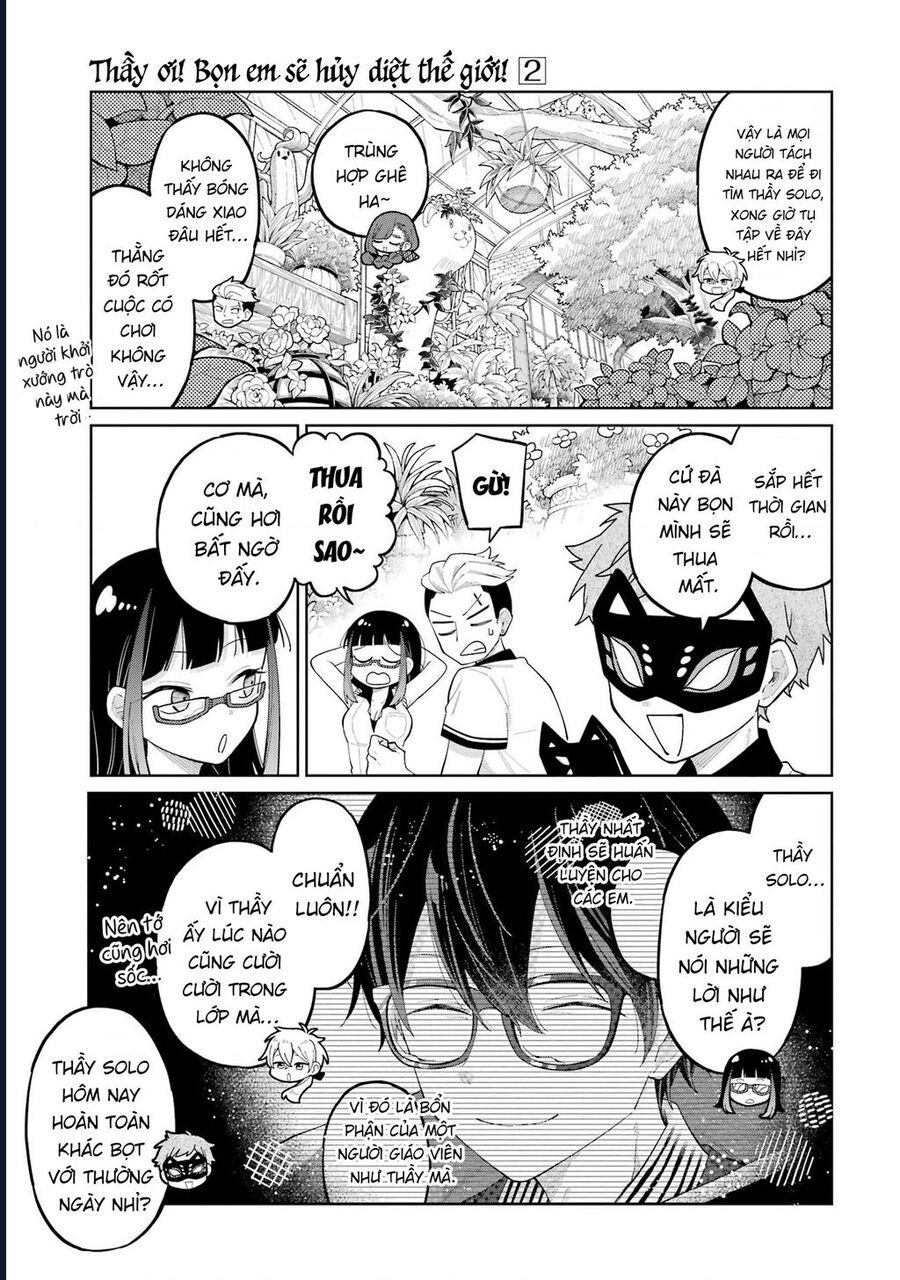 Thầy Ơi! Bọn Em Sẽ Hủy Diệt Thế Giới - Chapter 9 - Page 40