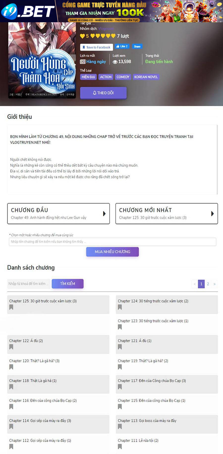 Vị Vua Mạnh Nhất Đã Trở Lại - Chapter 41 - Page 149