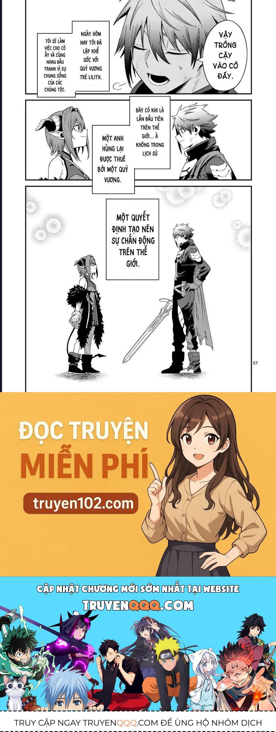 Vì Lương Lậu Bèo Bọt, Tôi Theo Ma Vương Làm Giàu - Chapter 1 - Page 56