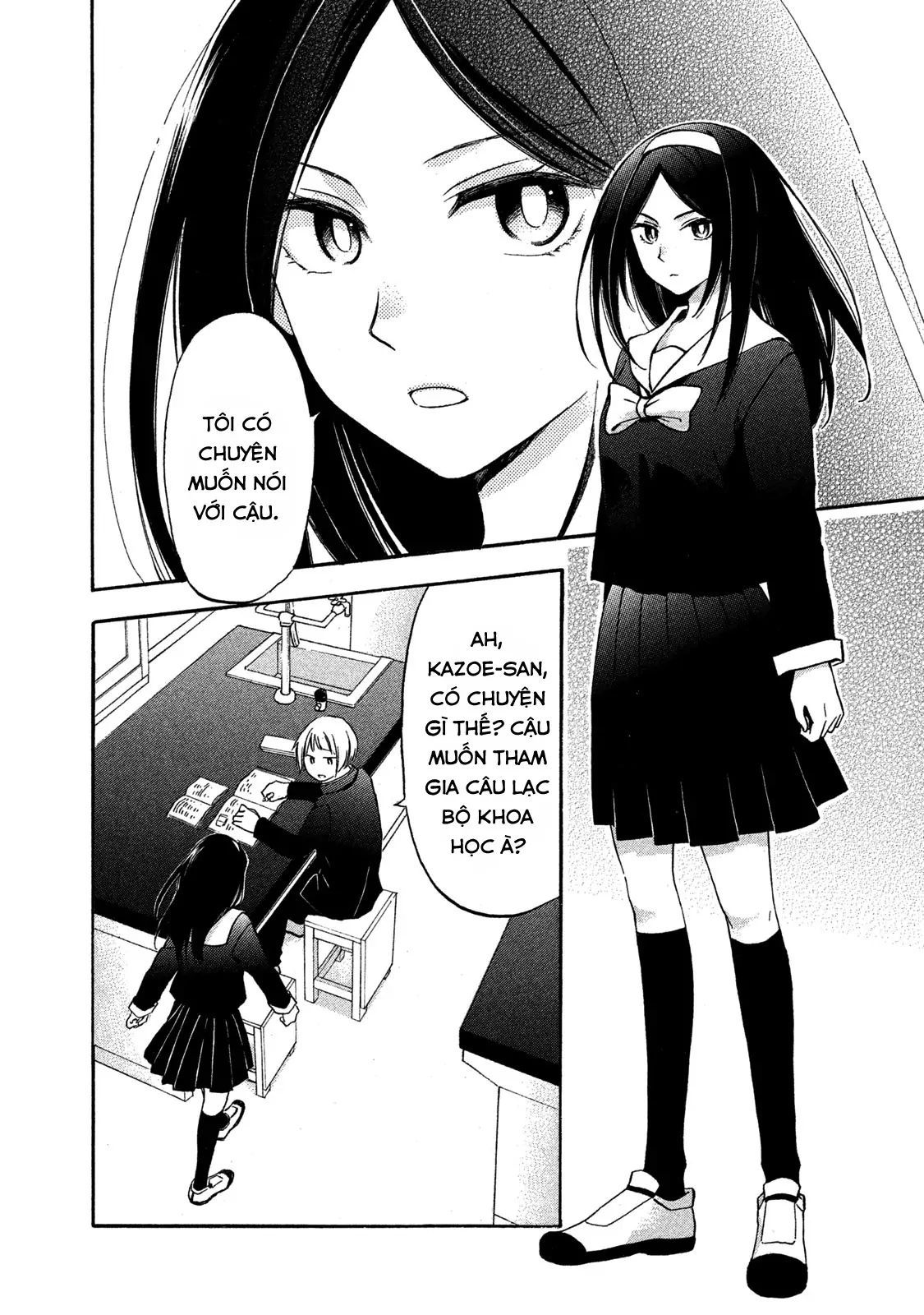 Những Cuộc Gặp Gỡ Kỳ Lạ Sau Giờ Học Của Hanazono Và Kazoe - Chapter 1 - Page 5