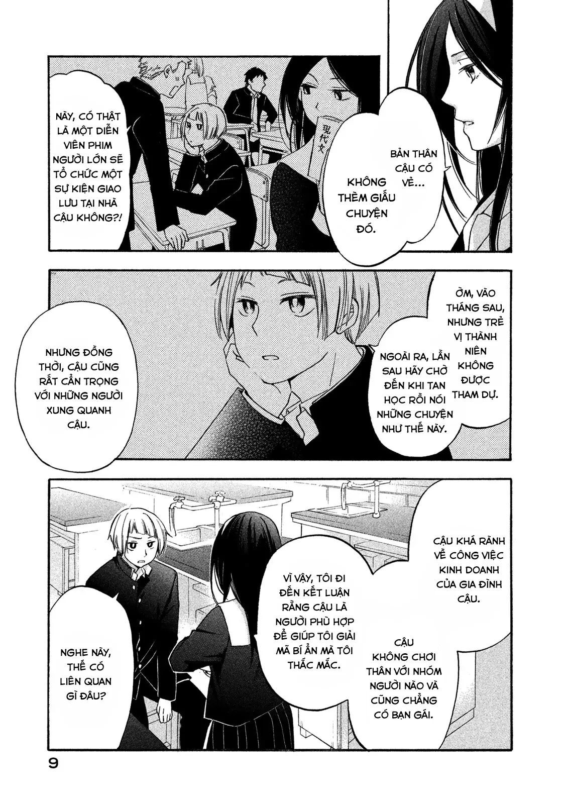 Những Cuộc Gặp Gỡ Kỳ Lạ Sau Giờ Học Của Hanazono Và Kazoe - Chapter 1 - Page 8