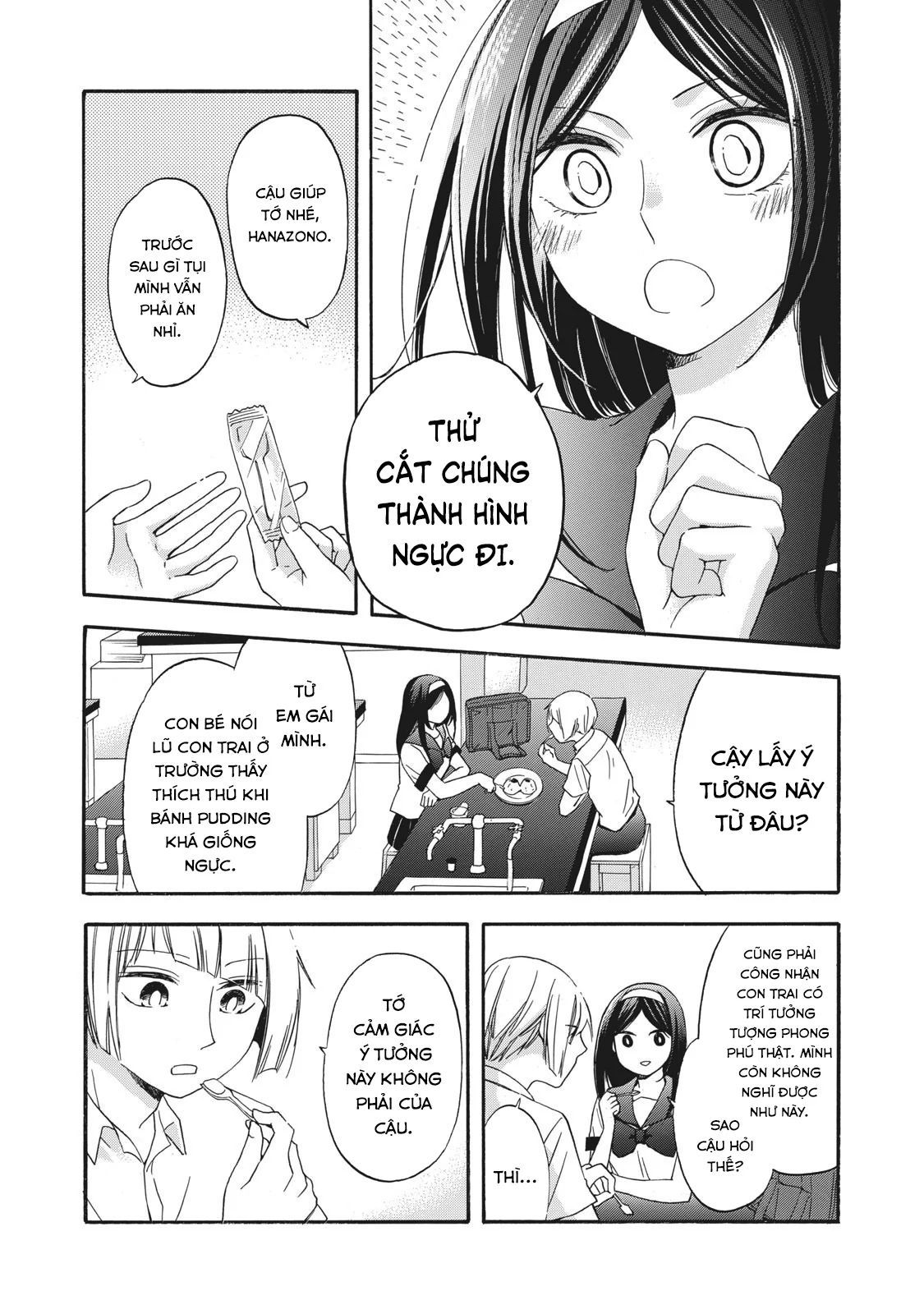 Những Cuộc Gặp Gỡ Kỳ Lạ Sau Giờ Học Của Hanazono Và Kazoe - Chapter 11 - Page 8