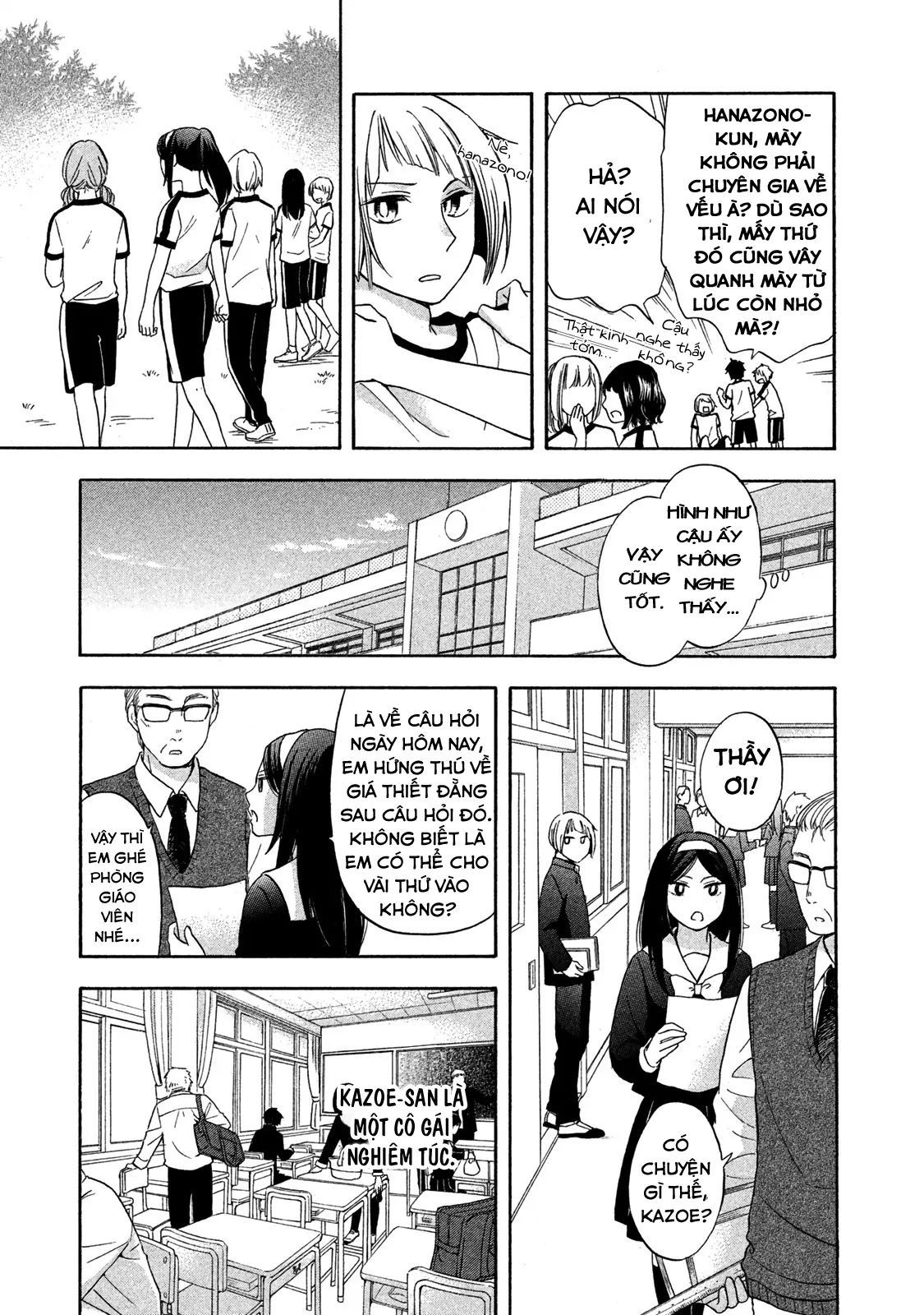 Những Cuộc Gặp Gỡ Kỳ Lạ Sau Giờ Học Của Hanazono Và Kazoe - Chapter 4 - Page 8