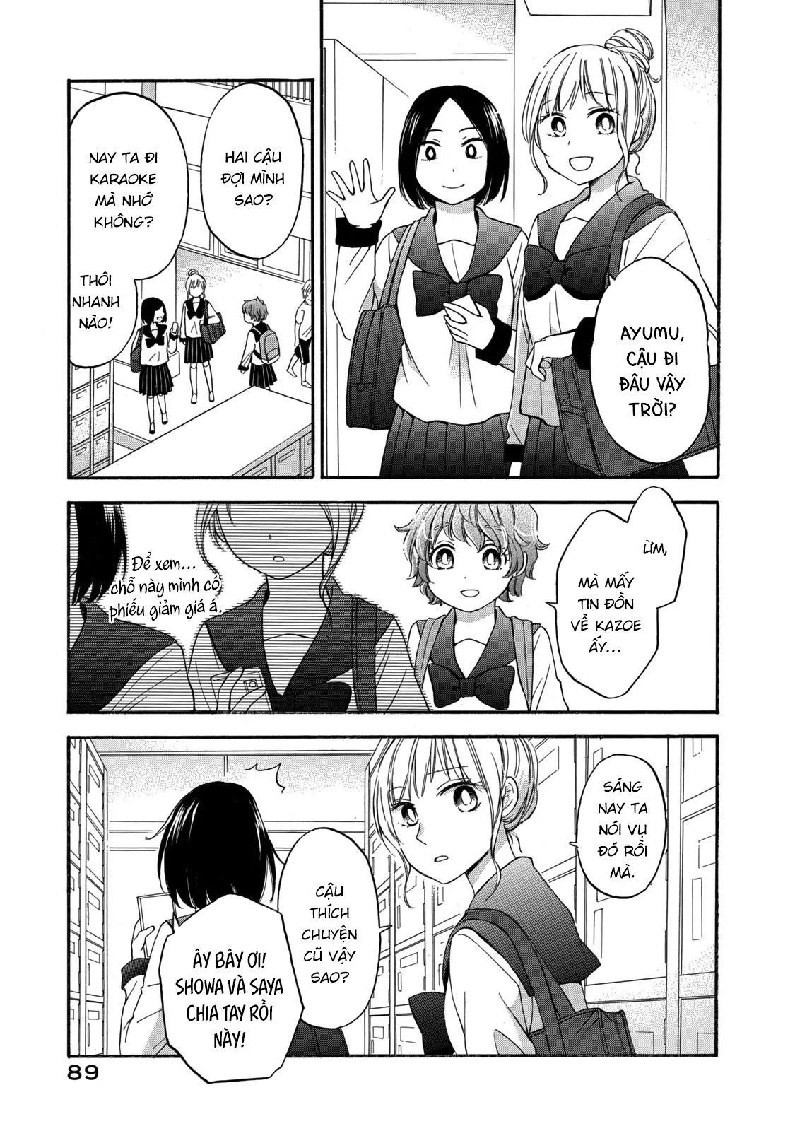 Những Cuộc Gặp Gỡ Kỳ Lạ Sau Giờ Học Của Hanazono Và Kazoe - Chapter 23 - Page 9