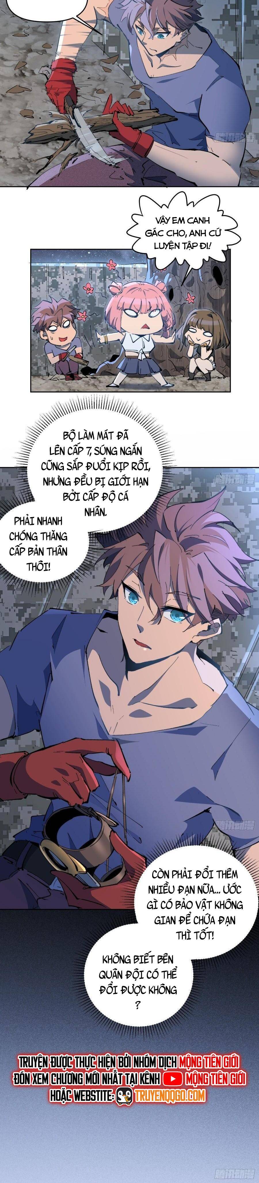 Toàn Dân Chạy Trốn, Vật Phẩm Của Ta Có Thể Thăng Cấp - Chapter 15 - Page 7