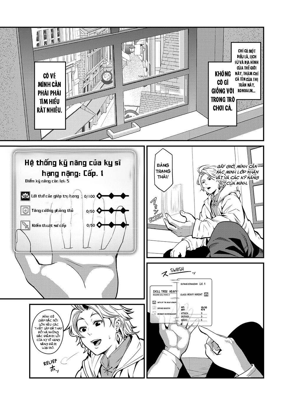 Kỵ Sĩ Chuyển Sinh Bị Lưu Đày, Trở Nên Bất Bại Nhờ Trò Chơi - Chapter 1 - Page 17