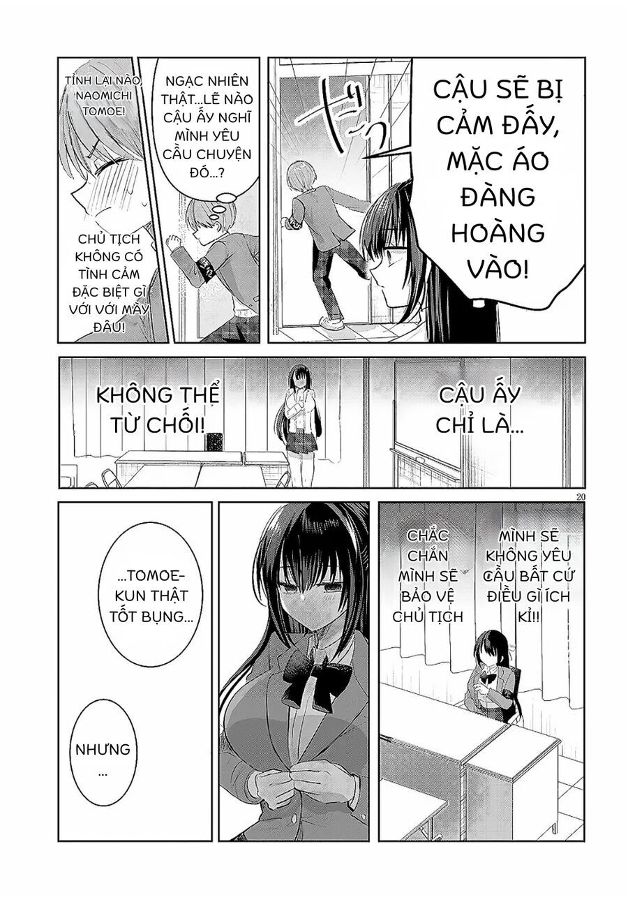 Kotowarenai Kaichou Wa Tomoe-Kun Ni Dake Shite Agetai - Chapter 1 - Page 19