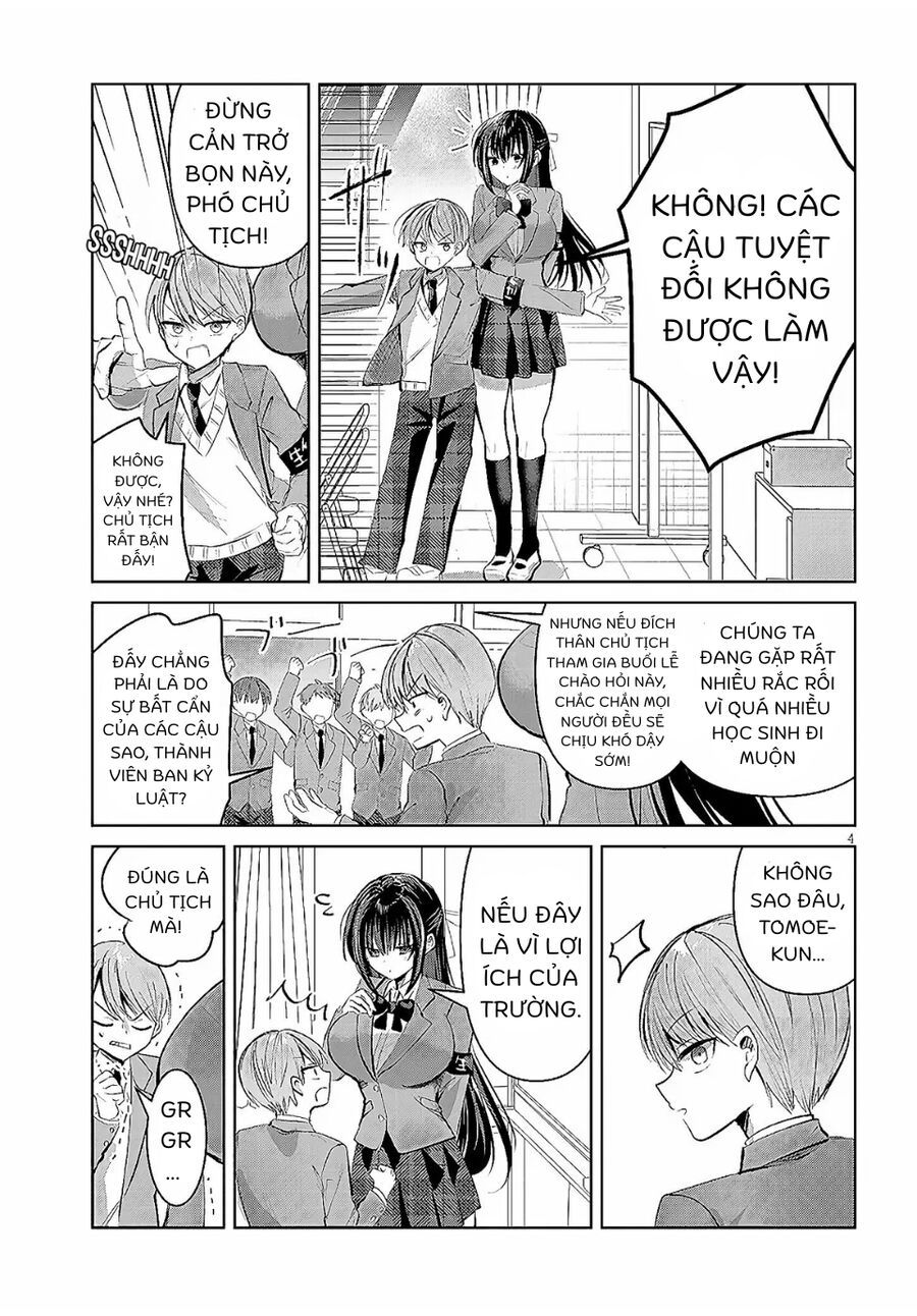 Kotowarenai Kaichou Wa Tomoe-Kun Ni Dake Shite Agetai - Chapter 1 - Page 3