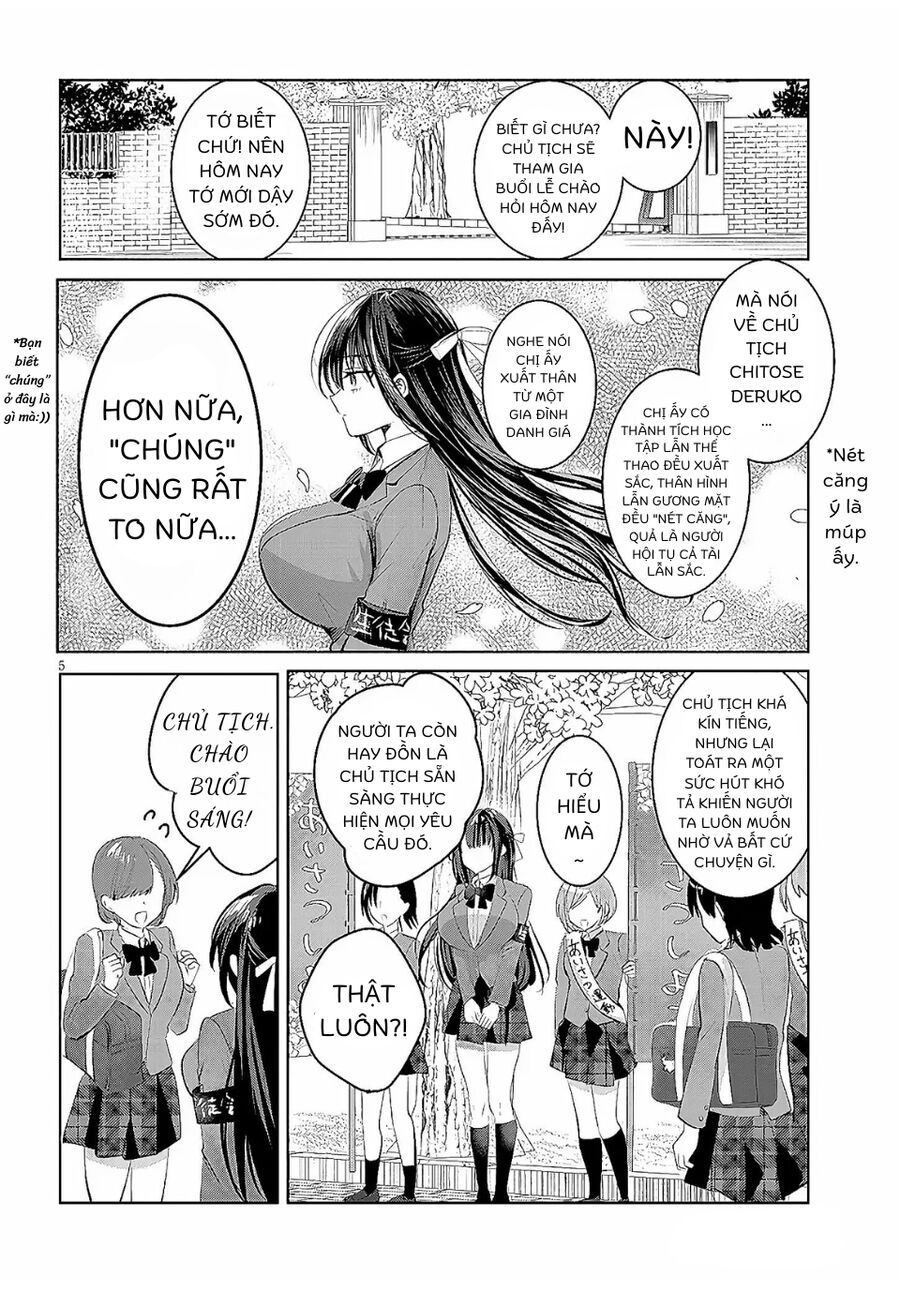 Kotowarenai Kaichou Wa Tomoe-Kun Ni Dake Shite Agetai - Chapter 1 - Page 4