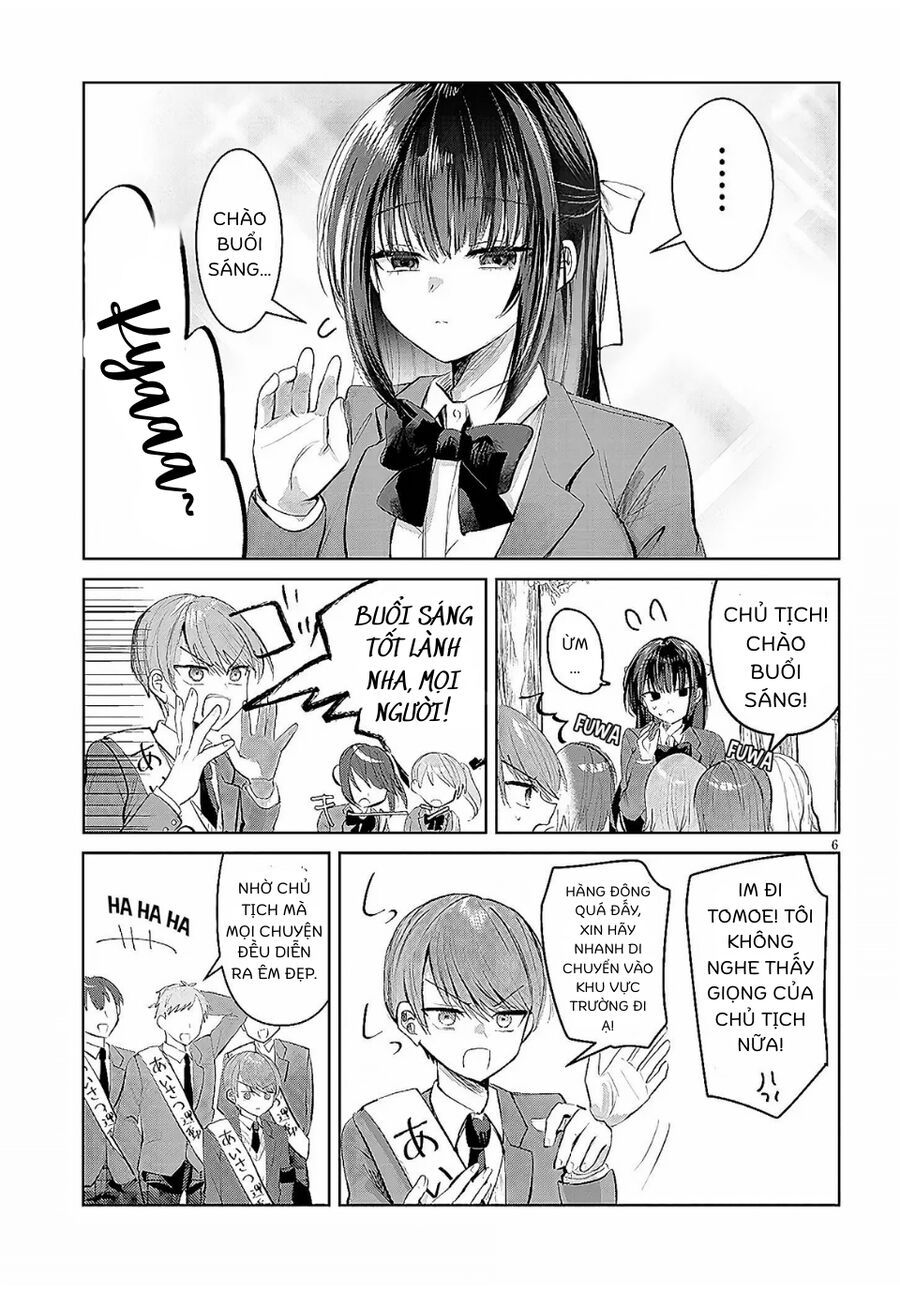 Kotowarenai Kaichou Wa Tomoe-Kun Ni Dake Shite Agetai - Chapter 1 - Page 5