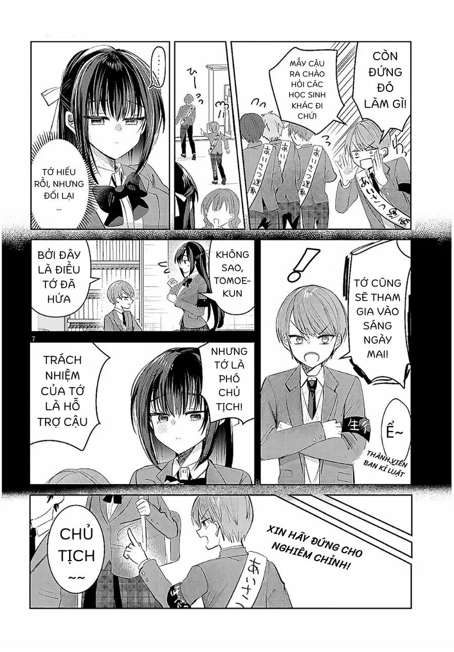 Kotowarenai Kaichou Wa Tomoe-Kun Ni Dake Shite Agetai - Chapter 1 - Page 6