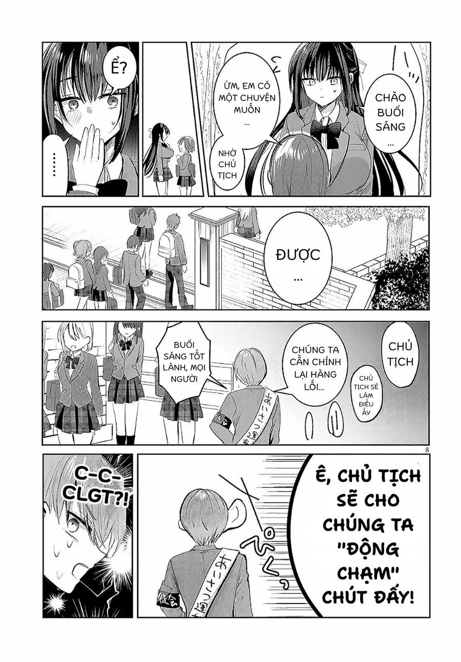 Kotowarenai Kaichou Wa Tomoe-Kun Ni Dake Shite Agetai - Chapter 1 - Page 7