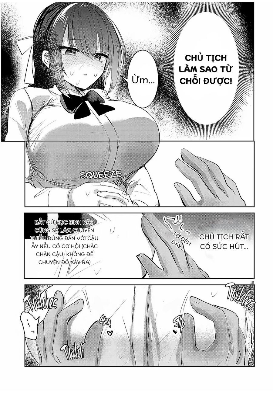 Kotowarenai Kaichou Wa Tomoe-Kun Ni Dake Shite Agetai - Chapter 1 - Page 9