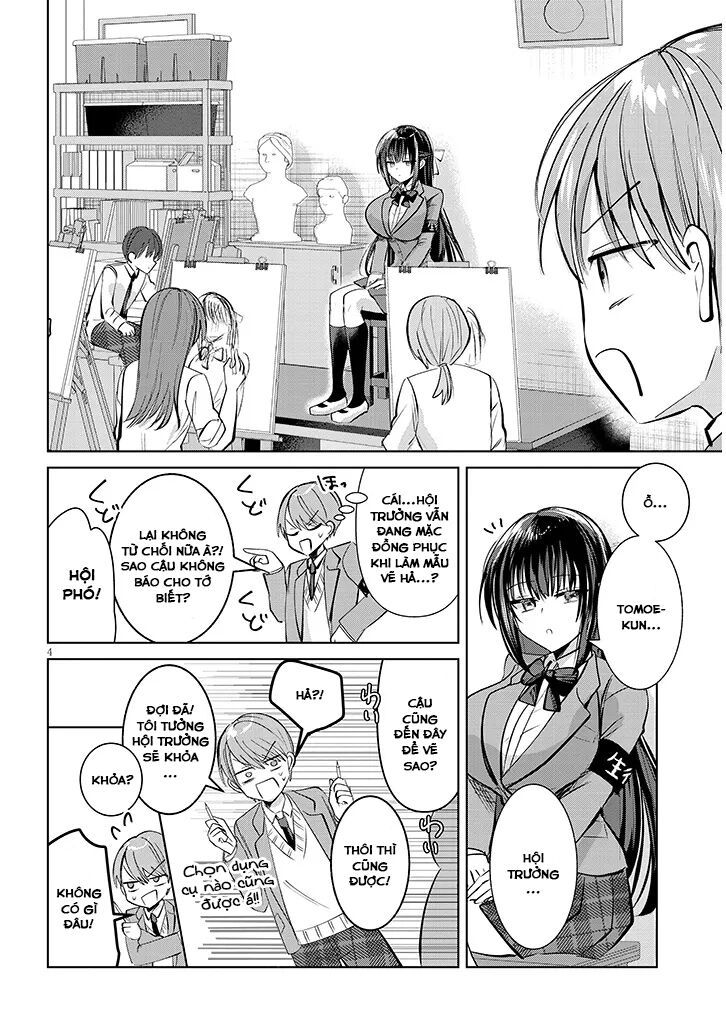 Kotowarenai Kaichou Wa Tomoe-Kun Ni Dake Shite Agetai - Chapter 3 - Page 3