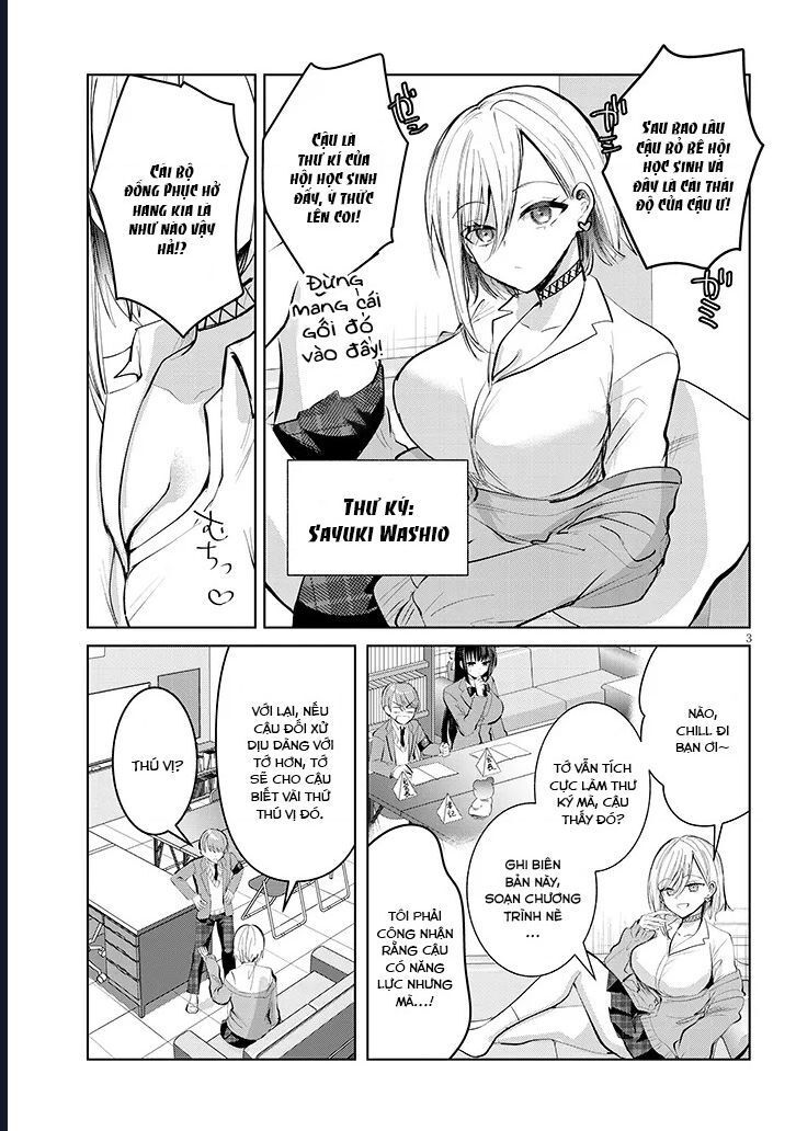 Kotowarenai Kaichou Wa Tomoe-Kun Ni Dake Shite Agetai - Chapter 4 - Page 3