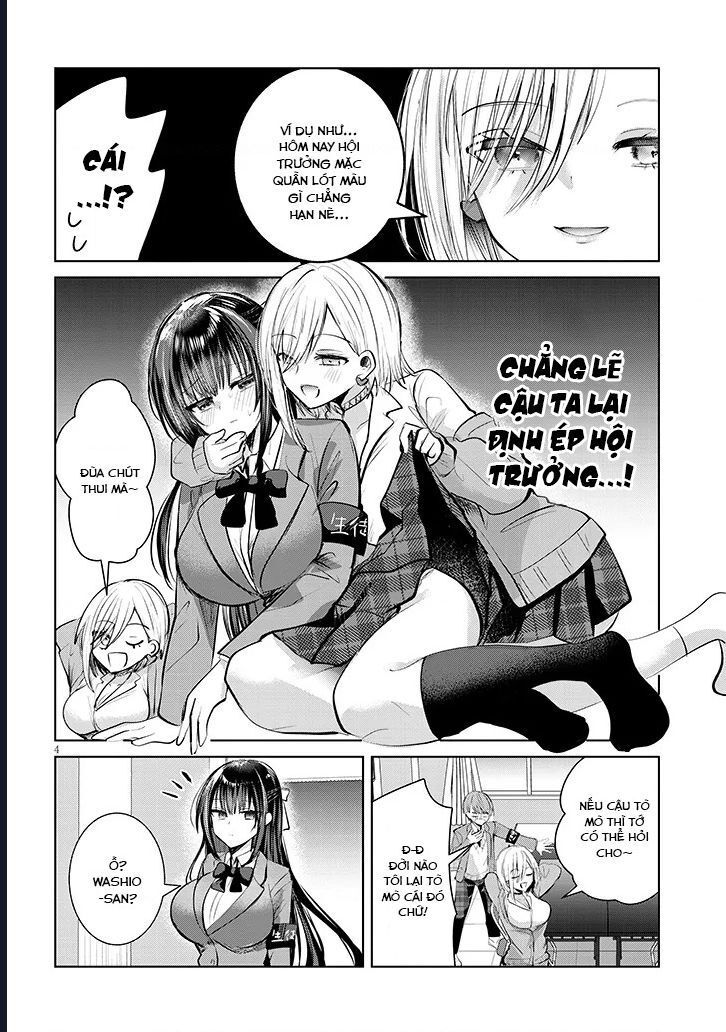Kotowarenai Kaichou Wa Tomoe-Kun Ni Dake Shite Agetai - Chapter 4 - Page 4