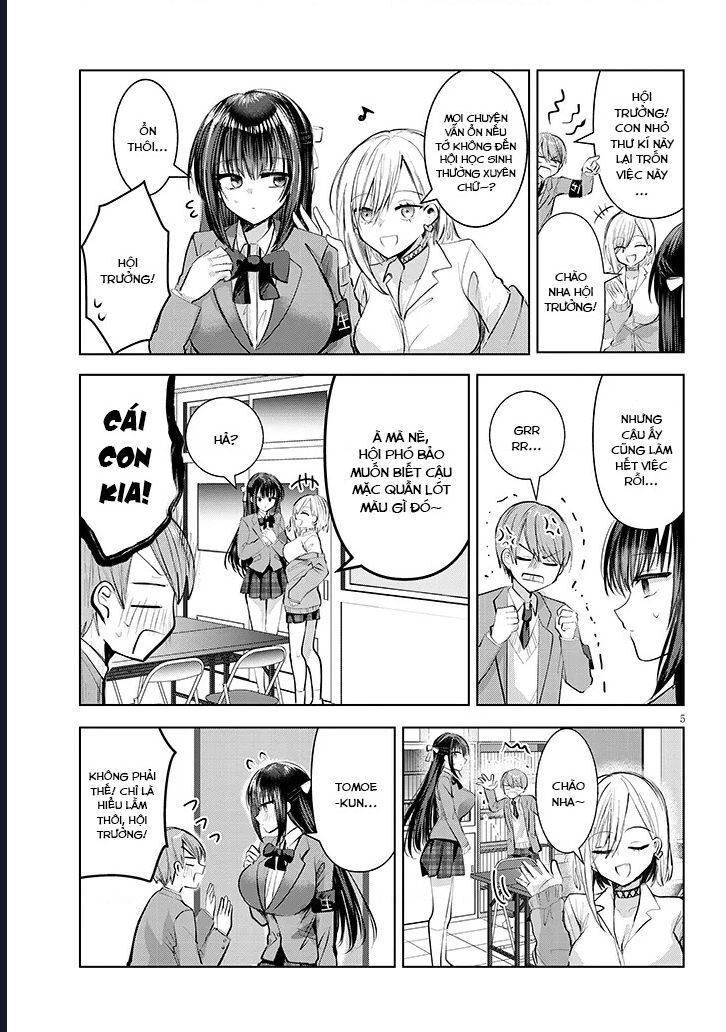 Kotowarenai Kaichou Wa Tomoe-Kun Ni Dake Shite Agetai - Chapter 4 - Page 5
