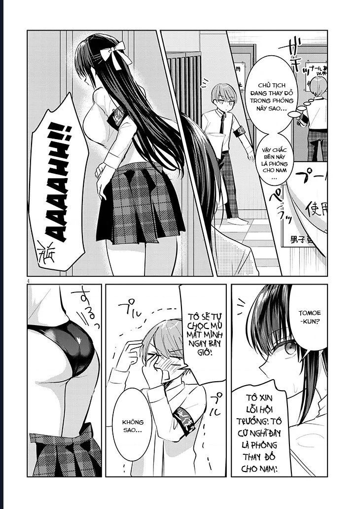 Kotowarenai Kaichou Wa Tomoe-Kun Ni Dake Shite Agetai - Chapter 6 - Page 4