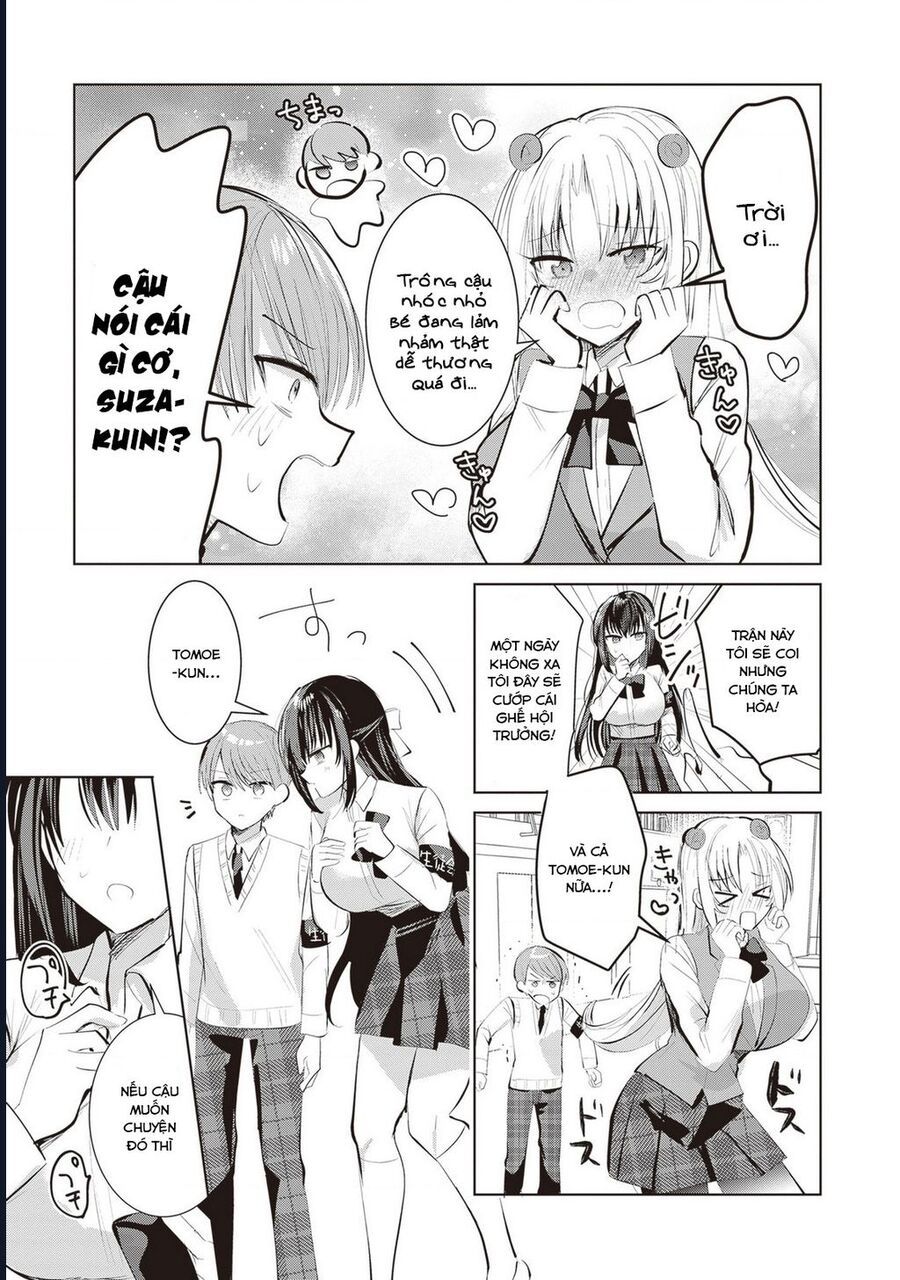 Kotowarenai Kaichou Wa Tomoe-Kun Ni Dake Shite Agetai - Chapter 8 - Page 9