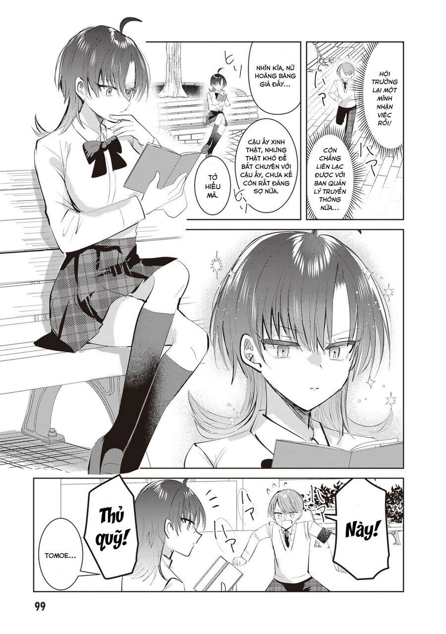 Kotowarenai Kaichou Wa Tomoe-Kun Ni Dake Shite Agetai - Chapter 9 - Page 3