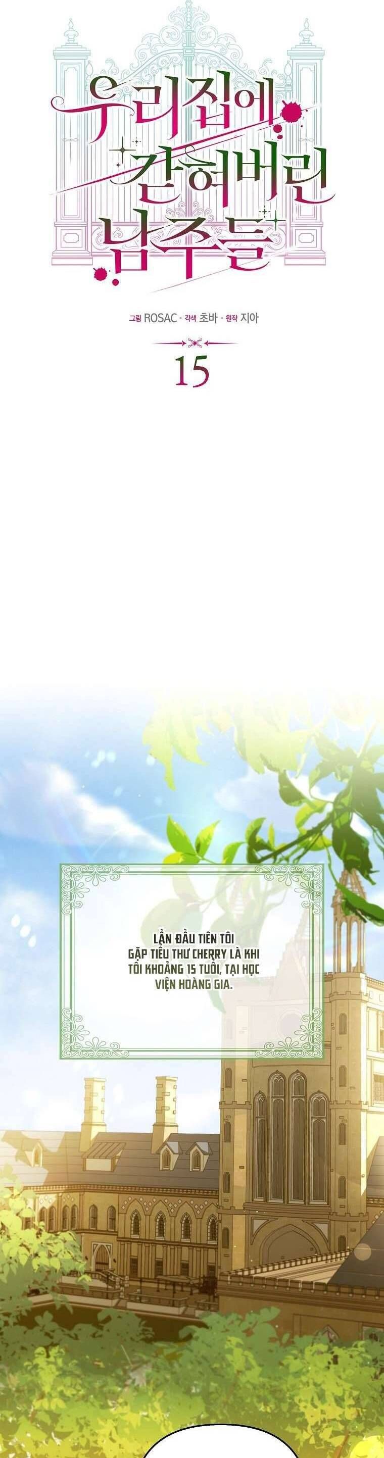 Các Nam Chính Bị Mắc Kẹt Trong Nhà Tôi - Chapter 15 - Page 23